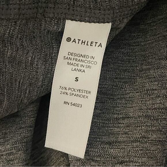Athleta Heathered Grey Ultimate Stash Pocket Capri Leggings - Picture 2 of 5